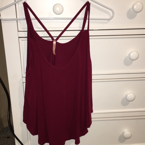 Velvet Red Tank Top - Picture 4 of 4
